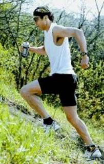 Logan Beaulieu utilizes hill work as part of his training regimen for ultra marathons